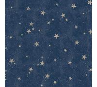 Crown Fine Décor M1490 Papier peint - Motif étoiles, Navy