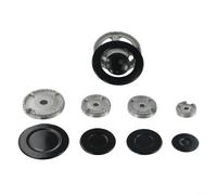 Crown Flame Cover Kit de cache-flamme pour réchaud à gaz Sabaf en métal de remplacement pour tête de brûleur SABAF et unités de diffuseur (concave)