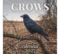 Crows Calendar 2027: Moody Minimalist Monthly Calendar for Dark Academia & Bird Lovers