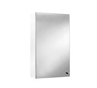 Croydex Carra Armoire à Portes en Acier, Blanc, Simple