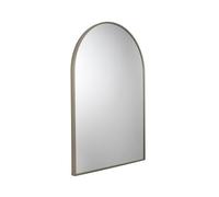 Croydex Miroir d'arche encadré effet laiton - Design élégant en arc doré, verre de sécurité, fixations et fixations incluses, prêt à l'emploi - Miroir parfait pour salle de bain, décoration de chambre