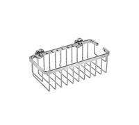 Croydex Panier à cosmétiques en Aluminium antirouille Slimline, Argent