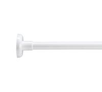 Croydex Tringle de douche télescopique en L 140 à 260 cm Blanc