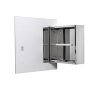 Croydex WC450505 Armoire de Toilette carrée avec Porte Miroir