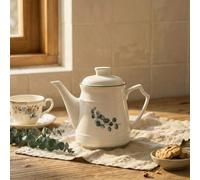Cruche de cuisine en céramique - Ensemble de bouteilles d'huile et de vinaigre avec couvercle pour le comptoir, pot à sauce soja et distributeur d'assaisonnement minimaliste Taille Uniqueporcelaine
