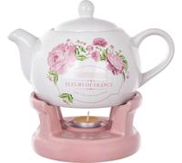 Cruche en céramique - Pichet/carafe - 1 L - Pour la table - Blanc