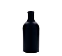 Cruche en grès 500 ml, noire, ouverture : liège