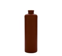 Cruche en grès 500 ml, rouge-brun, ouverture : bouchon en liège