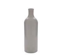 Cruche en grès de 750 ml, blanche, ouverture : bouchon en liège