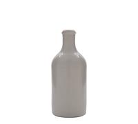 Cruche en terre cuite 500 ml, grès, blanche, ouverture : liège