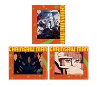 Crunchyroll - Chainsaw Man - Cartes 3D/cartes lenticulaires + cadre - (3 pièces)