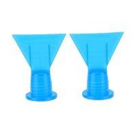 Cryfokt 2 Pièces Embouts de Calfeutrage Plats Ondulés pour Pistolet | Buse à débit uniforme, remplissage de joints de cuisine et de salle de bain, applicateur en polypropylène, convient aux