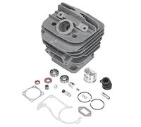 Cryfokt 48mm Chaîne Scie Cylindre Piston Kit pour MS360 036 034 Super | Kit de reconstruction de moteur avec collecteur d\'admission, bougie d\'allumage, roulements de manivelle, joints d\'huile,