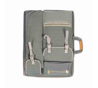 Cryfokt Art Bag Sac étanche pour Planche à Croquis pour Peinture et Dessin en Plein Air, fabriqué en Tissu Canva, 66 X 50 Cm, adapté aux Artistes et aux étudiants (Gris fumé)