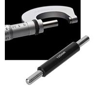 Cryfokt Barre de Tige de Bloc de Calibrage Extérieur Précis de Micromètre D'acier Inoxydable pour la Mesure Standard D'étrier de Micromètre de 25mm (100mm)