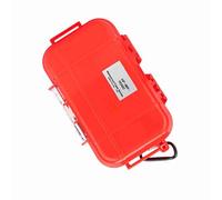 Cryfokt Boîte de Rangement Imperméable Protection d'eau Conteneur Imperméable Conteneur de Tronc Portable Contrôle de Survie d'urgence Fourniture de la Navigation pour Les Bateaux (Rouge)