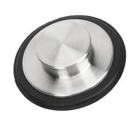 Cryfokt Bouchon de Vidange en Acier Inoxydable, 8cm, Arrêt D'évier pour | Couvercle de vidange d\'évier de cuisine avec joint en caoutchouc, pour Salon de beauté et cuisine, installation facile,
