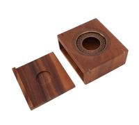 Cryfokt Chauffe-thé élégant, Poêle en Noyer au Design Japonais, pour Théière et Tasses, Usage Commun, 5,9x5,1x2,4 Pouces