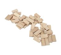 Cryfokt Cheville Domino en Hêtre 8x40mm, 50 Pièces pour Assemblage | Connecteur de menuiserie avec 50 pièces, pour l\'épissure de meubles, l\'ébénisterie, l\'ingénierie du cadre