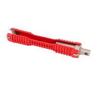 Cryfokt e Robinet, Outil Rouge Multifonctionnel pour Installation de Salle de Bain, clé Professionnelle pour évier et Lavabo, Acier -chrome Durable, 1
