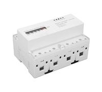 Cryfokt Compteur électrique Din Rail 3 Phases 4 Fils KWh, Compteur D'énergie de Haute Précision pour Usage Commercial 230V 400V 5-100A