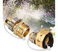 Cryfokt Connecteurs de Tuyau D'Arrosage de qualité Supérieure, Ensemble de Connexion Facile et Rapide pour Un Arrosage Efficace avec Aluminium Durable de 3/4 Pouces