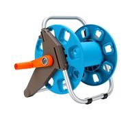 Cryfokt Dévidoir de Tuyau D'arrosage, Chariot Portable pour Tuyau, 30 M, | Matériau ABS, Installation Rapide, Idéal pour Laver la Voiture, le Camping et les Grands Jardins, avec Support de Rangement
