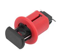 Cryfokt Disjoncteur électrique avec Verrou en Nylon PA renforcé | Conception de boucle de type bouton, hauteur de 41 mm, résistance à la température de -57 ℃ à 177 ℃, toucher de surface