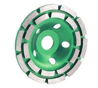 Cryfokt Disque de Meule diamanté pour Outil de Polissage du Béton 125x22.2mm avec Conception à Double Rangée pour le Travail du Granit et du Marbre