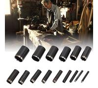 Cryfokt Ensemble de Poinçons en Cuir Forme V Durables pour Artisanat du