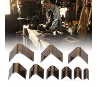 Cryfokt Ensemble de Poinçons en Cuir Forme V Durables pour Artisanat du