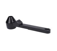 Cryfokt Entonnoir Réutilisable pour Cuillère à café, 2 Cuillères à Soupe, Outil de Mesure pour Verser avec Précision la Poudre de Protéines de café dans la Cuisine (BLACK)