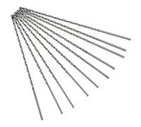 Cryfokt Forets HSS Extra Longs de Haute dureté, Perçage Rapide pour le Fer et L'acier Inoxydable, 10 Pièces 7,9 Pouces 0,12 Pouces pour le Traitement des Métaux Non Ferreux