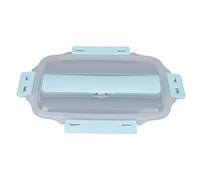 Cryfokt Gamelle Isotherme, 3 Compartiments (BLUE) | Acier inoxydable 304, garde les repas au chaud, design pratique, pour école, bureau