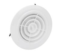 Cryfokt Grille de Ventilation Ronde ABS, Bouche D'aération Murale Plafond | Couvercle d\'aération de climatisation avec panneau amovible, facile à nettoyer, pour la maison, le bureau, la salle de
