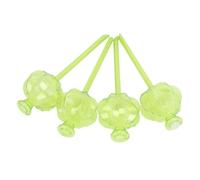 Cryfokt Insert de Jardinière à Arrosage Automatique, 4 Pièces, Système d'égouttement Automatique en Plastique Transparent, Globes d'Arrosage des Plantes, Inserts 'Arrosage Mains Libres avec (Green)