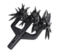 Cryfokt Jardin Cultivateur Manuel avec Roues Détachables à Pointes | Motoculteur manuel pour culture en profondeur, aérateur de sol avec pointes en plastique ABS, outil de désherbage léger