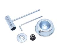 Cryfokt Kit d'Adaptateur, Kit de Rondelle d'entretien à Installation Rapide, Adaptateur en Alliage 'Aluminium de qualité Supérieure avec Ensemble Complet pour Débroussailleuses FS55 FS56 FS70