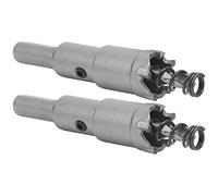 Cryfokt Kit de Coupe de Scie Cloche en Carbure, 2 Ensembles avec des Performances Durables pour les Plaques Métalliques et Plus (φ16.5mm)