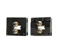 Cryfokt Kit de Support de Poteau D'outil de Mini Tour 4 Pièces Ensemble de Lames D'alésage à Changement Rapide de Haute Précision pour Divers Mini Tours en Alliage D'aluminium 5 X 5 Cm