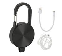 Cryfokt Mini Enregistreur Vocal, HD à Réduction du Bruit activé par la Voix avec Lecture MP3 Porte Clés for Réunion Cours (32GB)