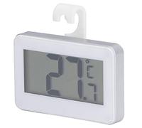 Cryfokt Mini Thermomètre électronique Numérique avec écran LCD, pour Usage Domestique et Extérieur, Batterie Intégrée 3V