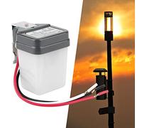 Cryfokt NK-Q/T Interrupteur de Commande D'éclairage, sensibilité Stable, Petite Taille pour Lampadaire, Maison, Cour - Convient pour L'éclairage D'entrée, L'éclairage de Porte, Matériau en
