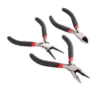 Cryfokt Outils de Bijoux de Bricolage, Ensemble de Mini Pinces à Ciseaux avec Pince à Bec effilé de 4,5 Pouces pour L'artisanat et la Fabrication de Bijoux Faits à la Main, Matériau Durable de Haute