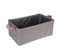 Cryfokt Paniers de Rangement Pliables à Grande Ouverture avec Poignées pour Ranger les Fournitures de bébé, les Vêtements dans le Salon, Tissu Oxford 20 X 28 X 47 Cm