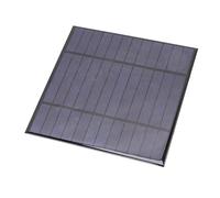 Cryfokt Panneau Solaire en Polysilicium, Mini Chargeur Solaire 6 V 4,5 W, Panneau de Cellules Solaires en Polysilicium, Taille Compacte 16,5 X 16, Cm avec Kit Extérieur pour Lampe de Pelouse, Applique