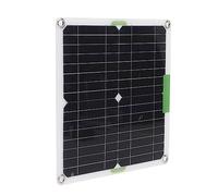 Cryfokt Panneau Solaire Monocristallin Portable à Taux de Conversion élevé 200W 12V pour Bateaux de Camping, Flexible et Durable