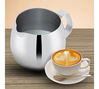 Cryfokt Pichet à Mousse de Lait en Acier Inoxydable avec Poignée Antidérapante, Parfait pour les Amateurs de Latte Art et de café 16 Oz (300ML)