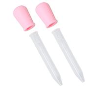Cryfokt Pipette de Transfert en Silicone avec échelle Mesurée, pour Bricolage, Art et Utilisation en Laboratoire, Compte-gouttes de Liquide calibré, sans Danger pour les Aliments, 120mm, 2 Pièces