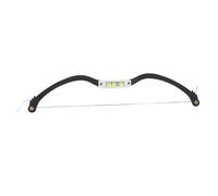 Cryfokt Règle de Cartographie de Perles Horizontale Professionnelle, Outil de Mise en Forme des Sourcils de Précision pour les Amateurs de beauté Matériau: ABS (BLACK)